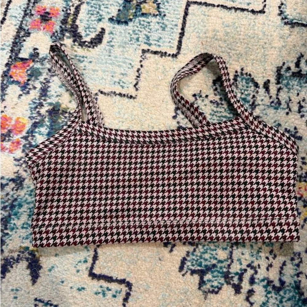 Abercrombie & Fitch Houndstooth Bra